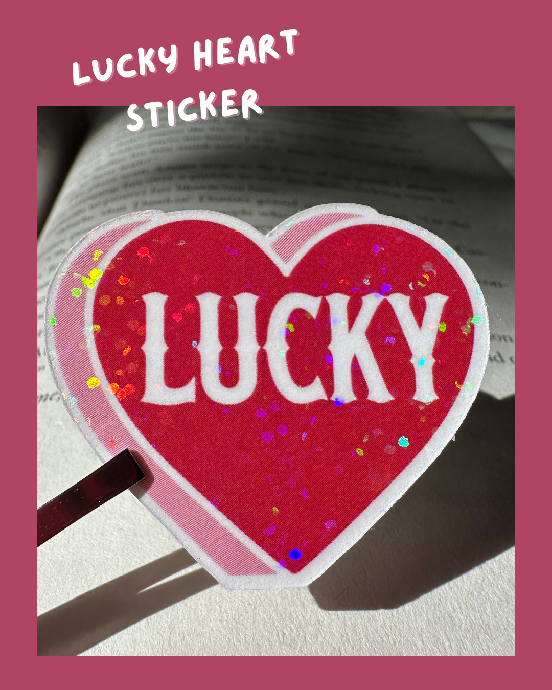 Lucky Heart Sticker