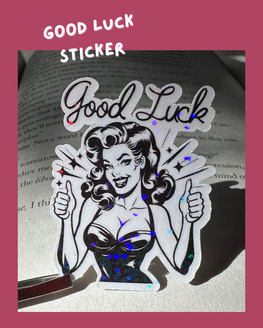 Good Luck Sticker