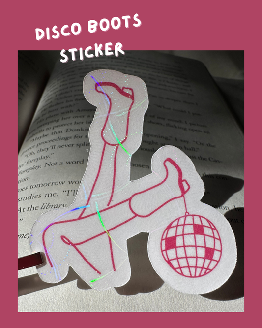 Disco Boots Sticker