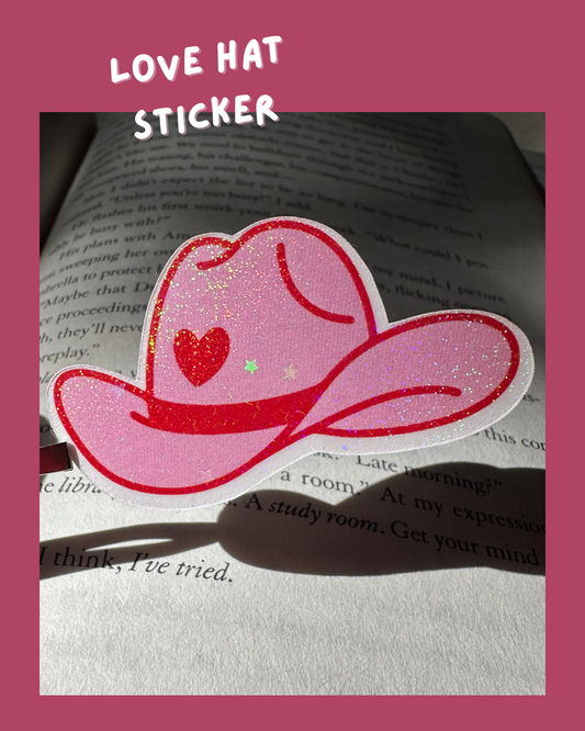 Love Hat Sticker